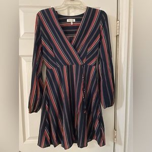 Striped dress with cute sleeves!